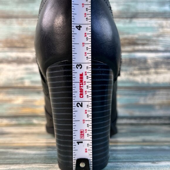 Clarks Artisan Womens Wingtip Pumps Size 10 Black Leather Brogue Menswear Formal - Picture 13 of 14